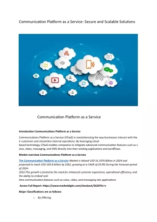 communication platform as a service secure