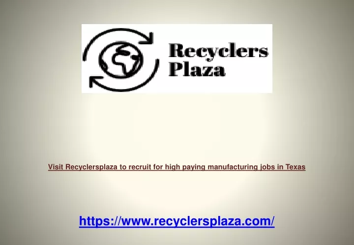 https www recyclersplaza com