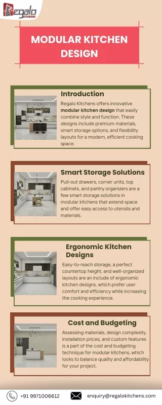Modular kitchen design