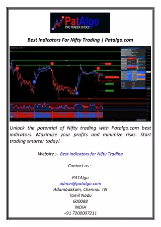 best indicators for nifty trading patalgo com