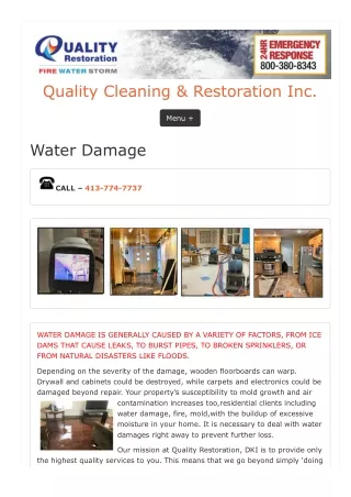 Smoke Damage Repair