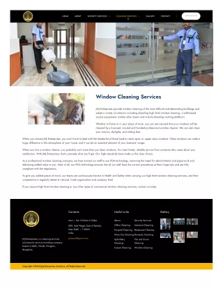 Professional Window Cleaning Services Company in Delhi
