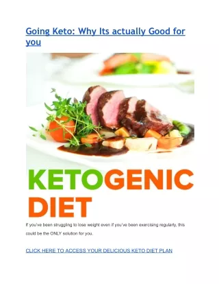 going keto why its actually good for you