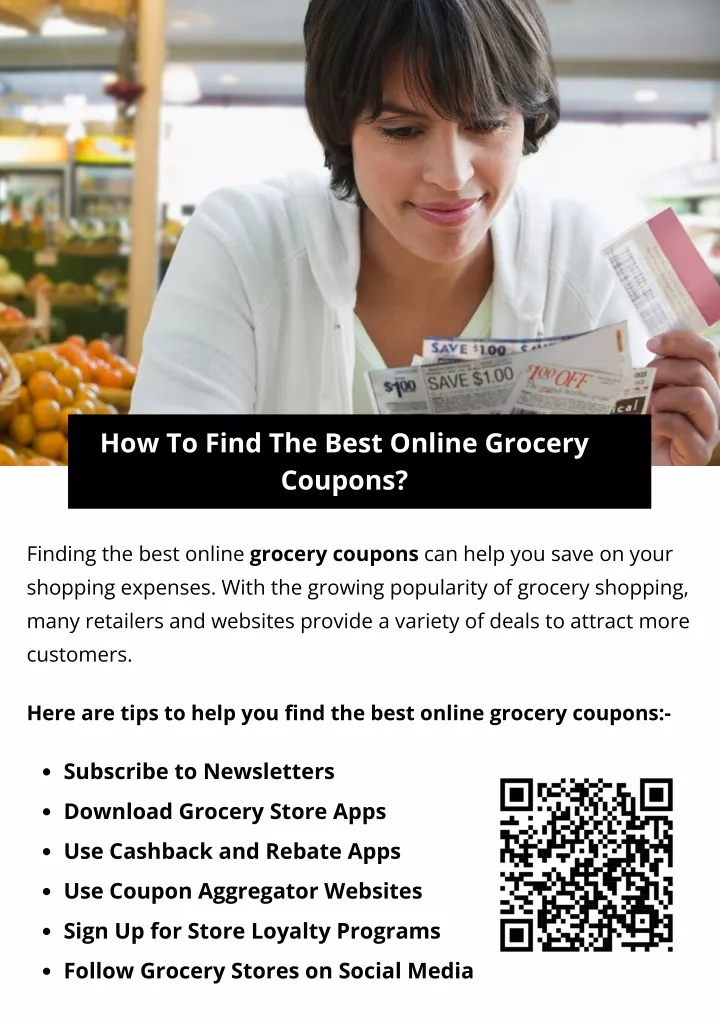 how to find the best online grocery coupons