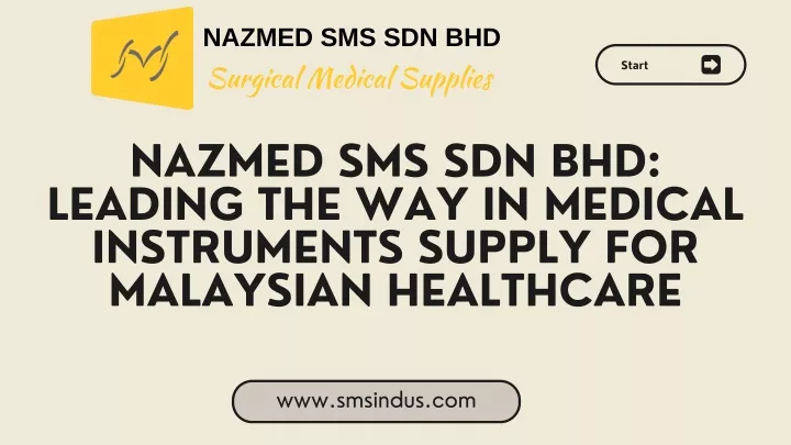 nazmed sms sdn bhd surgical medical supplies