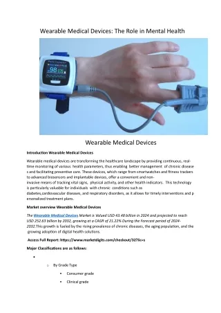 Wearable Medical Devices2