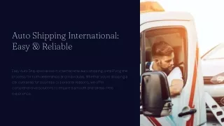 auto shipping international easy reliable