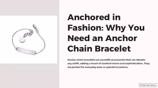 anchored in fashion why you need an anchor chain