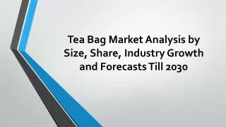 Tea Bag Market