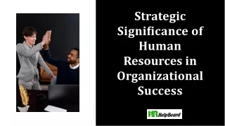Why are Human Resources Important?