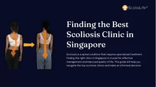 Finding the Best Scoliosis Clinic in Singapore