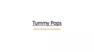 Tummy Pops - Diwali gifting for employees