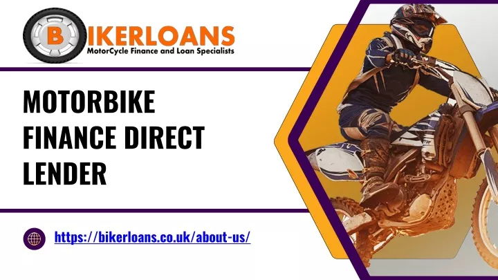 motorbike finance direct lender