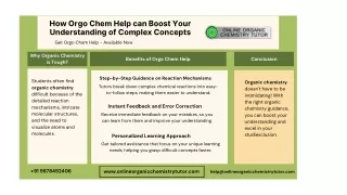 how orgo chem help can boost your understanding
