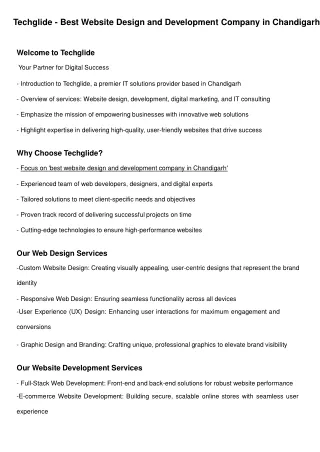 Best website design and development company in Chandigarh.