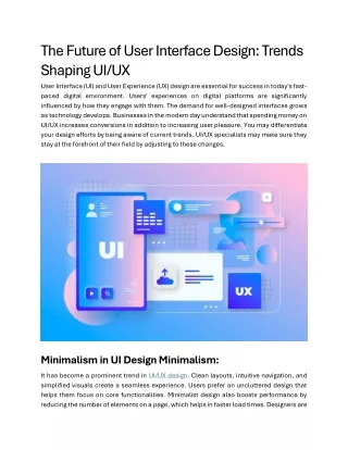 the future of user interface design trends