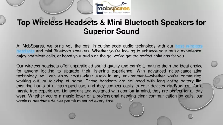 top wireless headsets mini bluetooth speakers