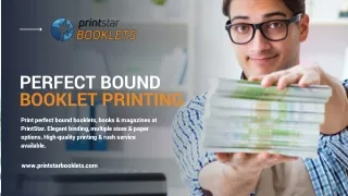 Order Perfect Bound Booklet Printing