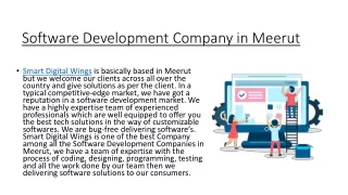 Software Development Company in Meerut