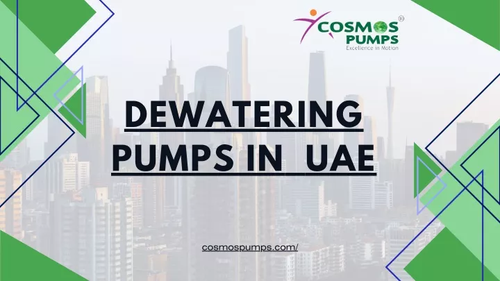 dewatering pumps in uae