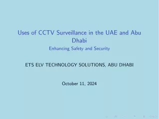 15 uses of CCTV Surveillance and Security