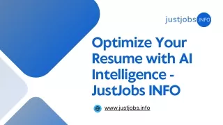 optimize your resume with ai intelligence