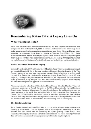 RATAN TATA