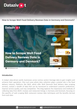 how to scrape wolt food delivery reviews data