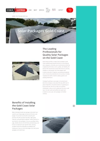 Solar Packages Gold Coast