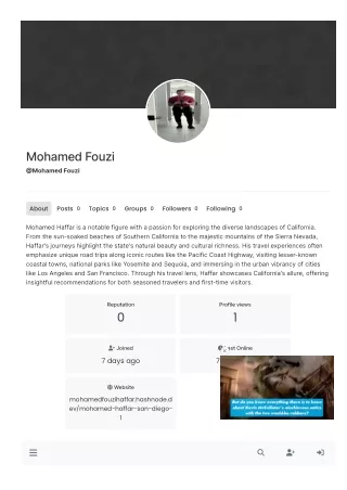 Mohamed Haffar California
