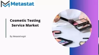 cosmetic testing service market
