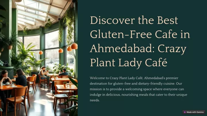 discover the best gluten free cafe in ahmedabad