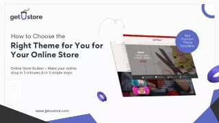 How to Choose the Right Theme for You for Your Online Store