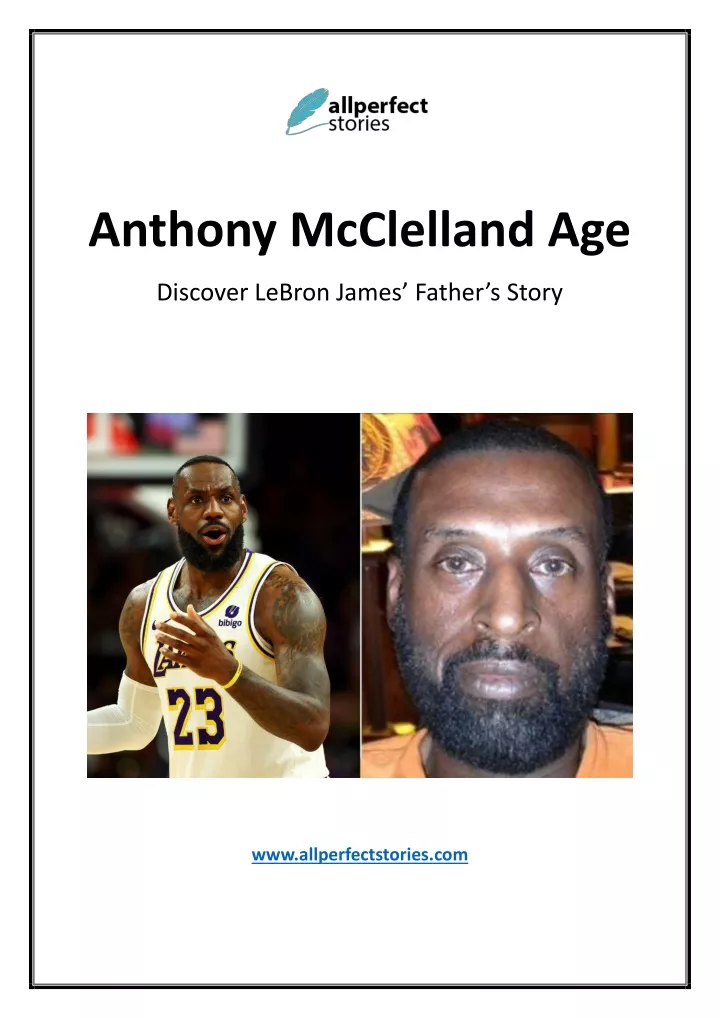 anthony mcclelland age