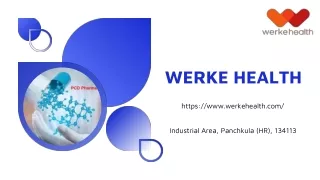 Werke Health: High Quality, Good Customer Service, and Fast turnaround time