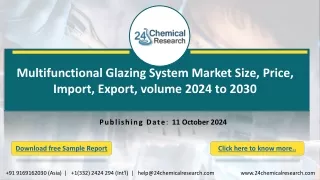 multifunctional glazing system market size price