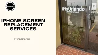 iPhone Screen Replacement Services by iFixOrlando