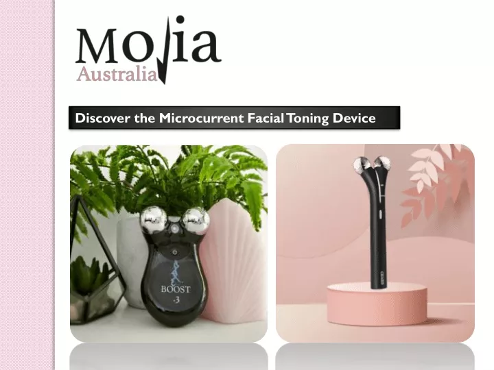 discover the microcurrent facial toning device