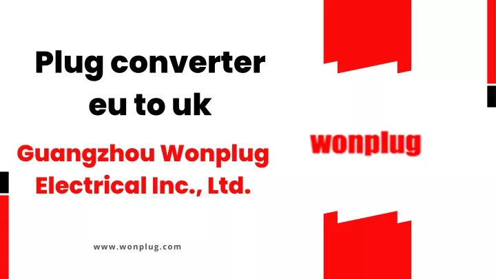 plug converter eu to uk guangzhou wonplug