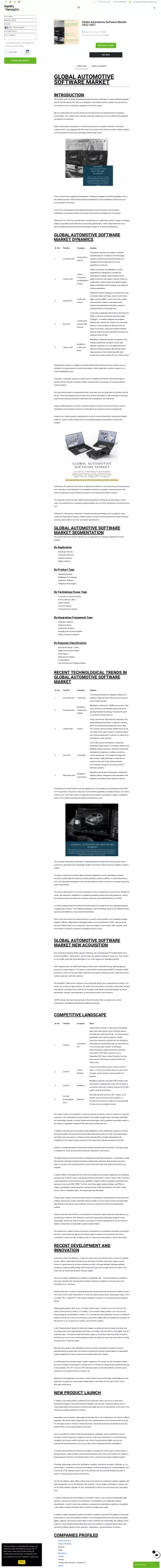 Global Automotive Software Market Trend