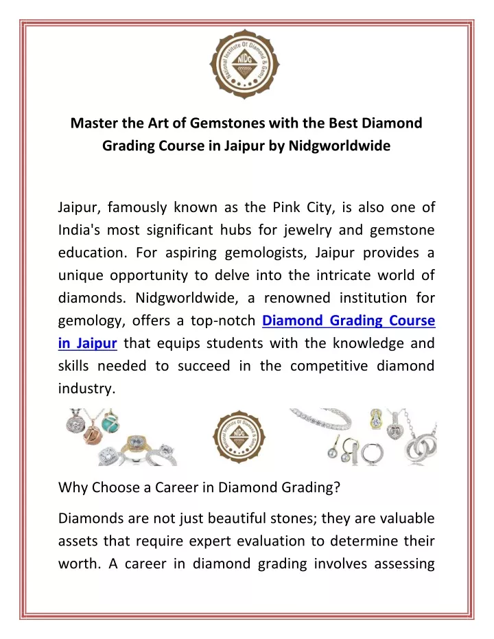 master the art of gemstones with the best diamond