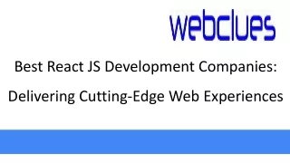 best react js development companies