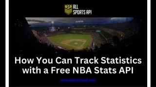 How You Can Track Statistics with a Free NBA Stats API