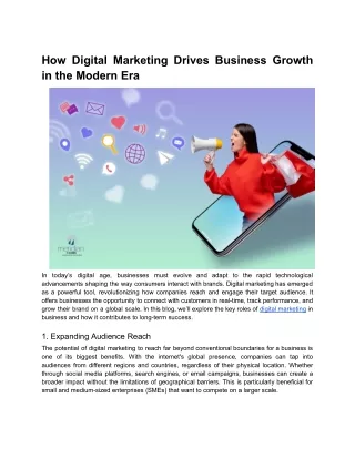 The Role of Digital Marketing in Modern Business Success