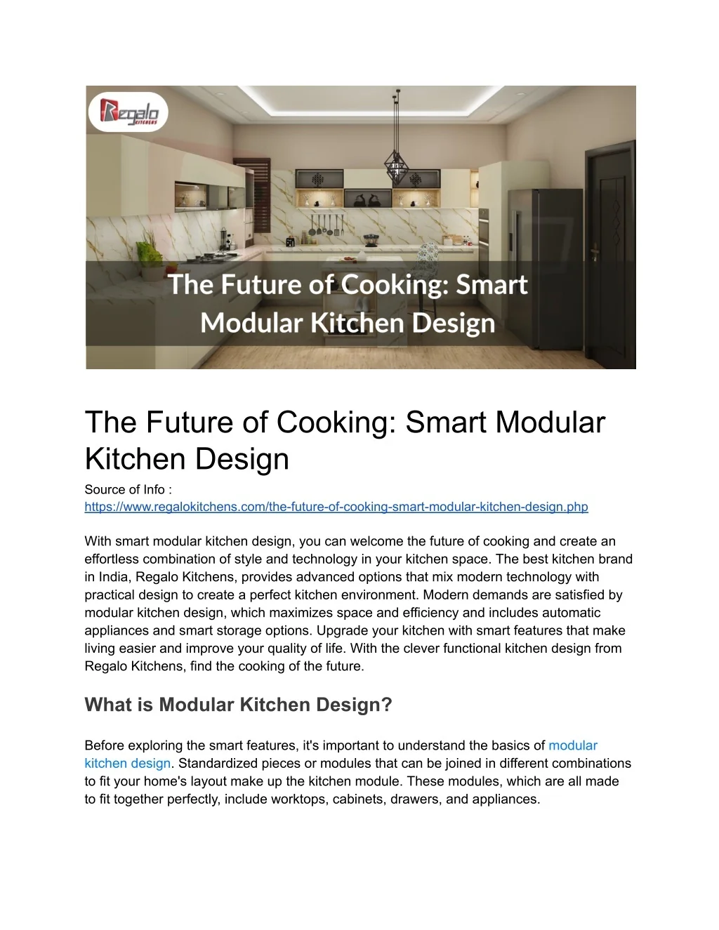 PPT - Smart Modular Kitchen Design PowerPoint Presentation, free ...