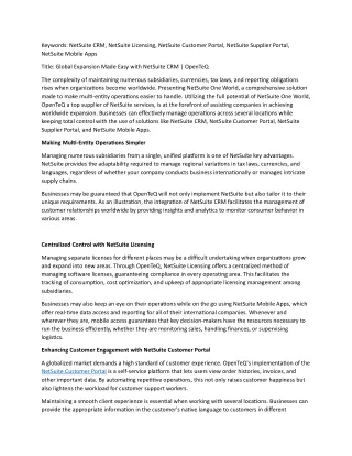 keywords netsuite crm netsuite licensing netsuite