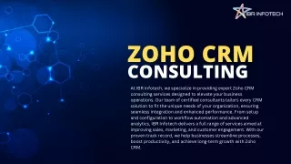 ZOHO CRM Consulting