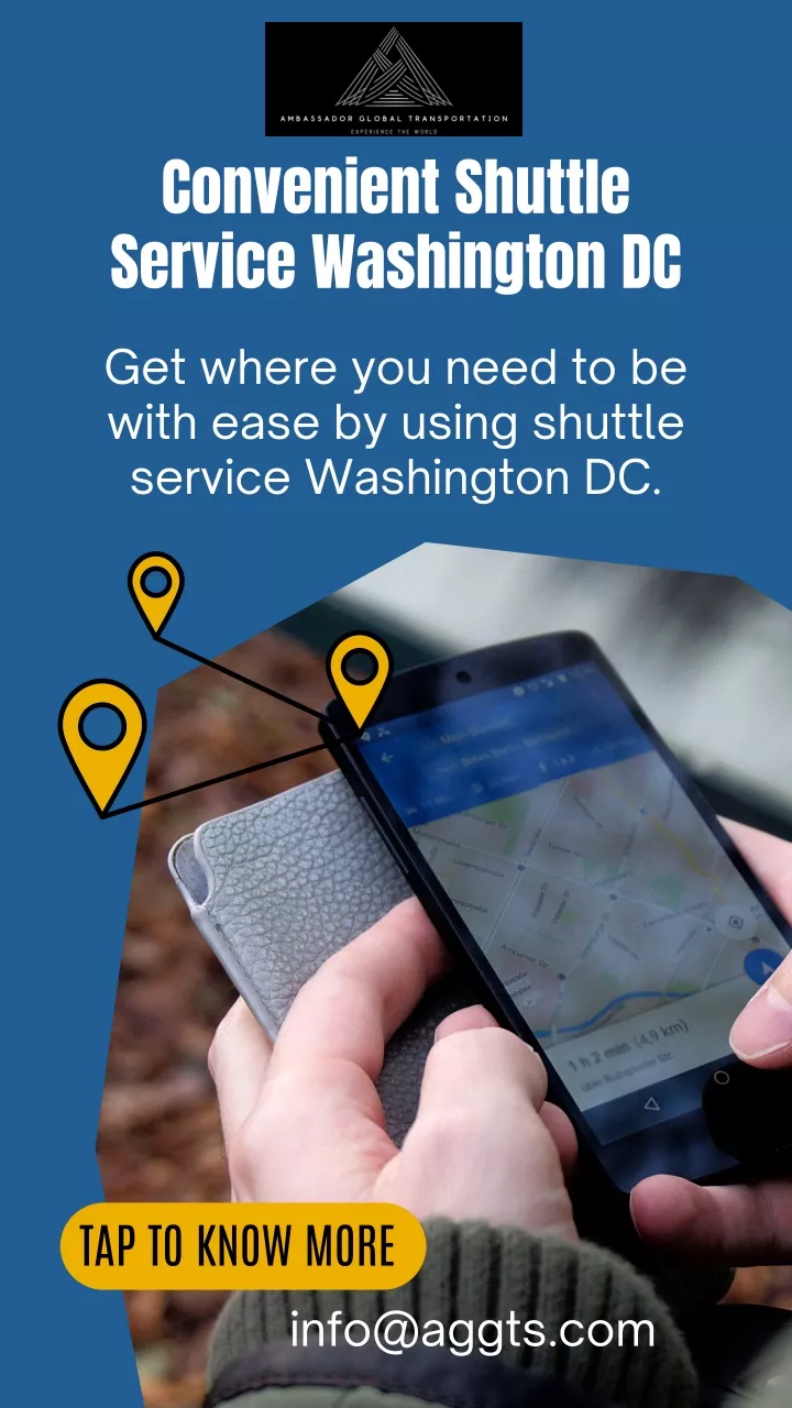 convenient shuttle service washington dc