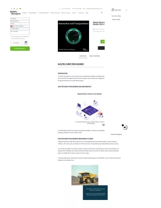Electric Dump Truck Market