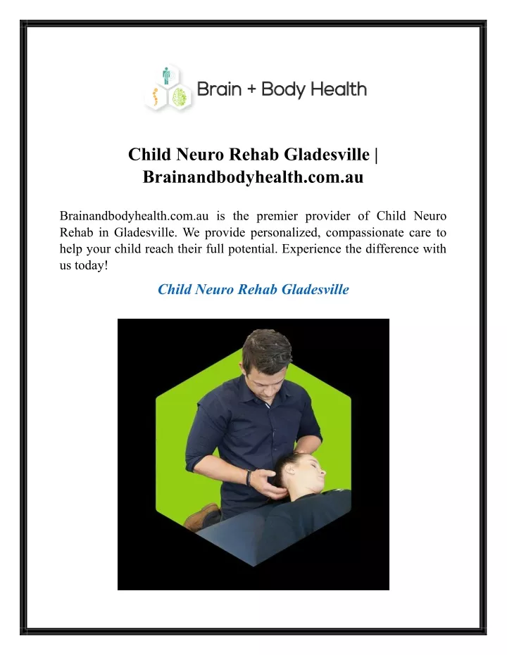 child neuro rehab gladesville brainandbodyhealth